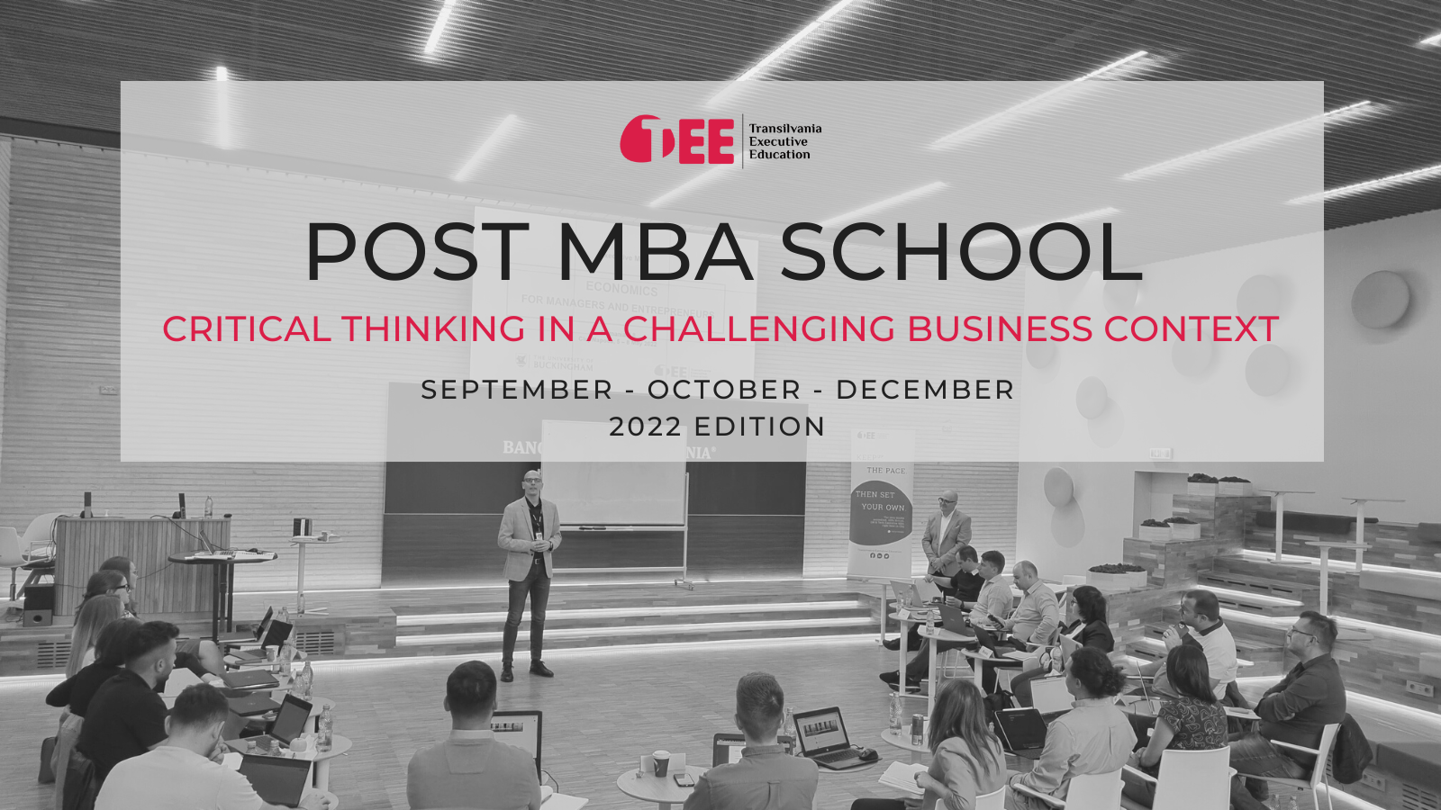 Transilvania Executive Education deschide în Cluj-Napoca prima  școală Post-MBA din România